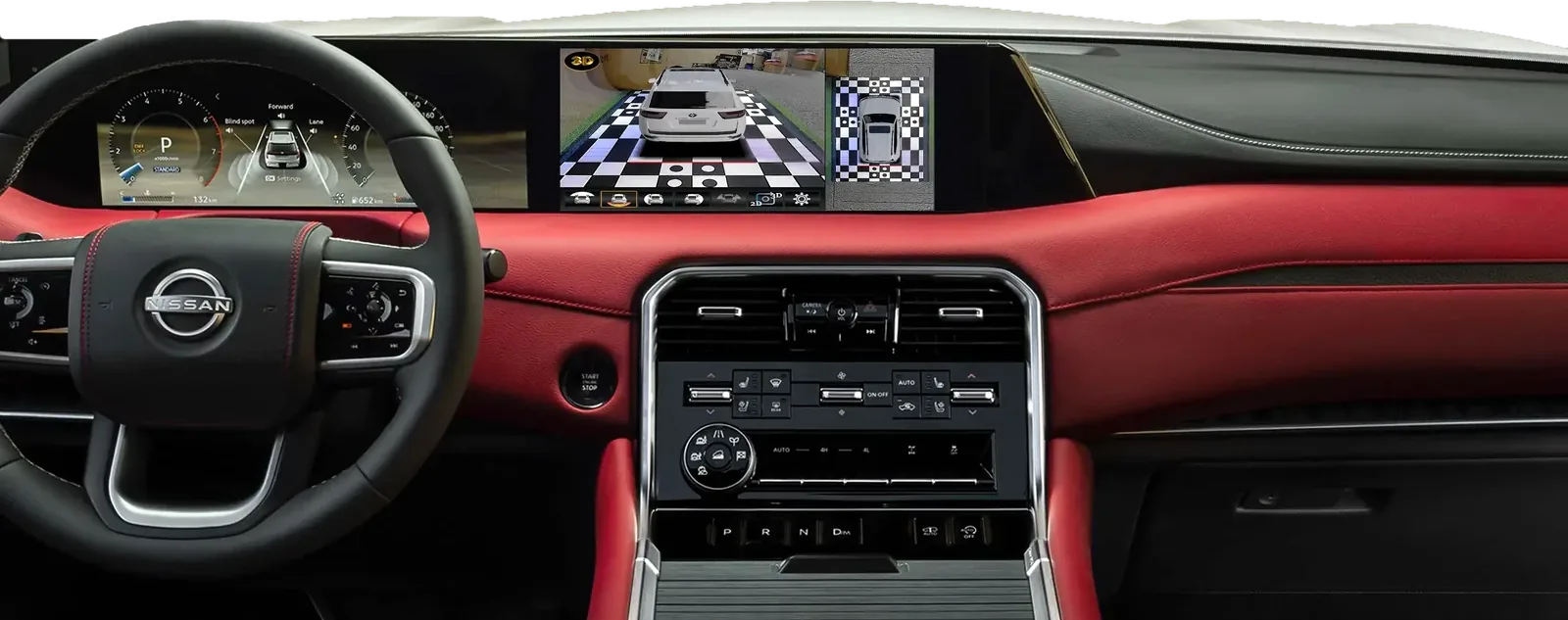 OE-like 360° AVM on a NISSAN Patrol